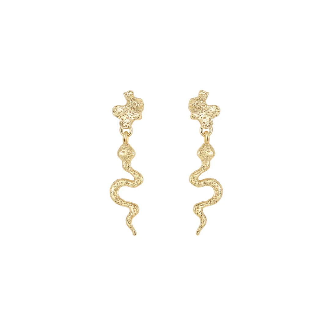 Nava Copenhagen Ørestikker | Øreringe>Adder Earrings - Gold Plated