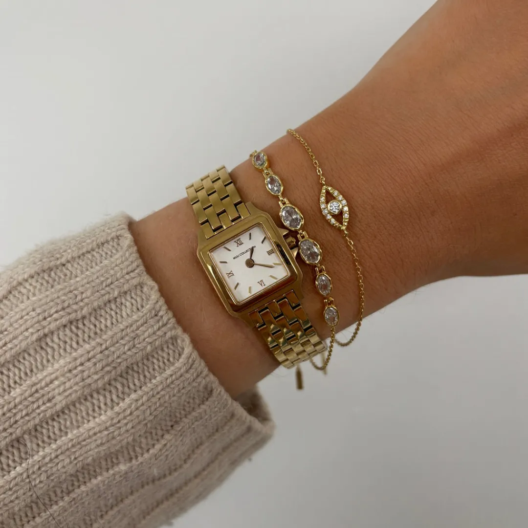 Nava Copenhagen Armbånd>Akhen Bracelet - Gold Plated