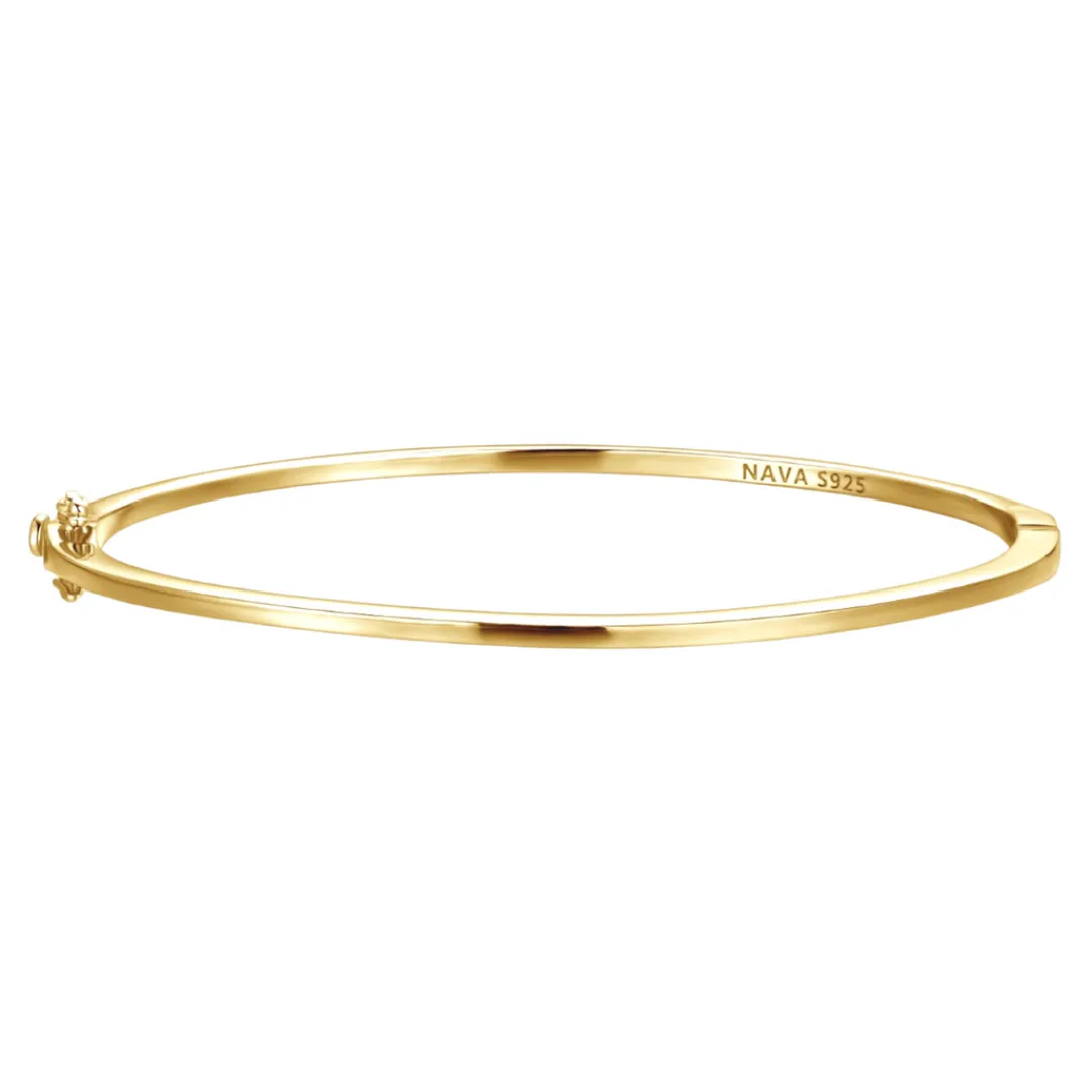 Nava Copenhagen Armbånd>Alhena Bangle - Gold Plated