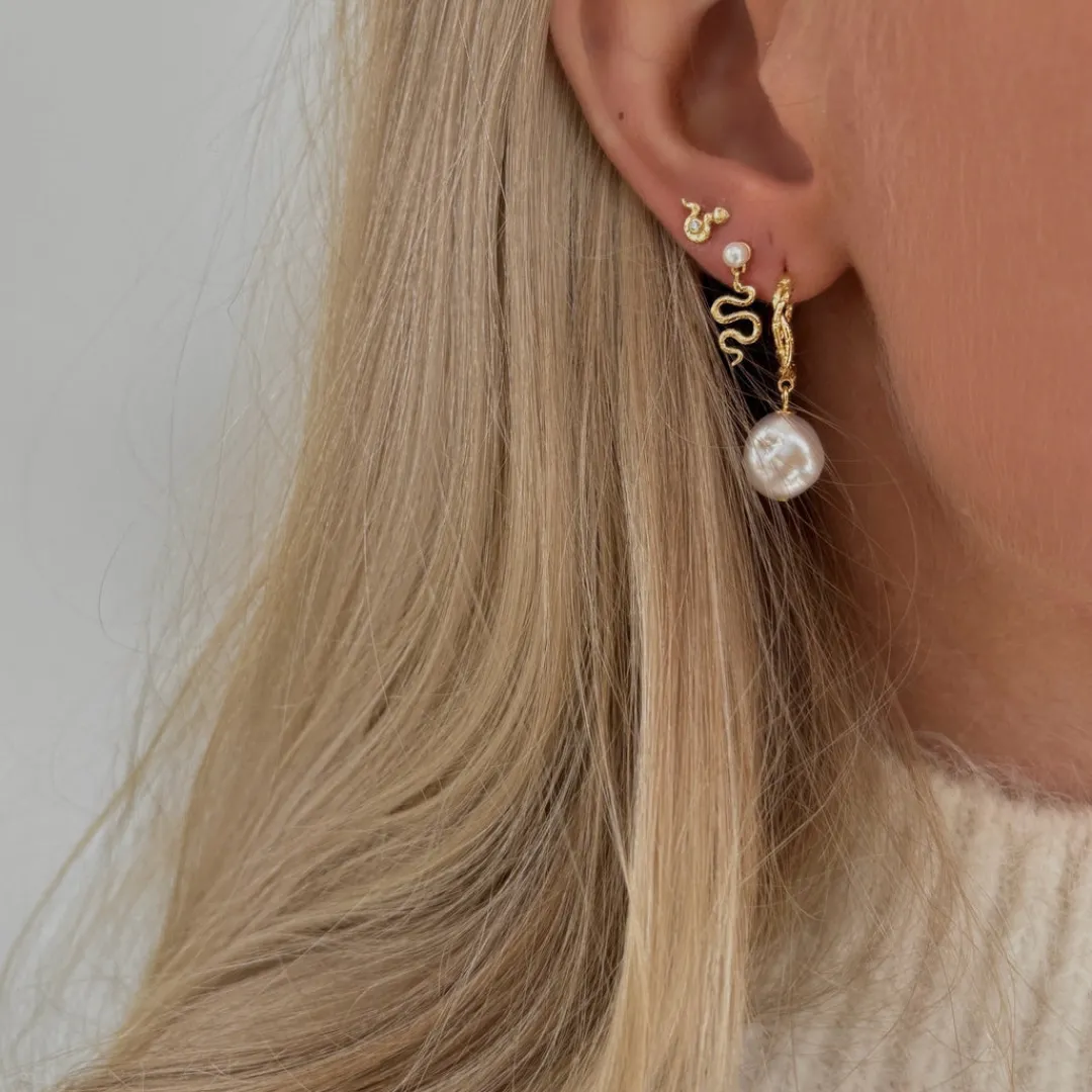 Nava Copenhagen Hoops | Øreringe>Amaru Earrings - Gold Plated