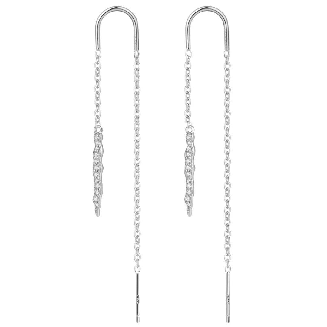 Nava Copenhagen Øreringe | Øretråde>Anubis Earrings - Silver