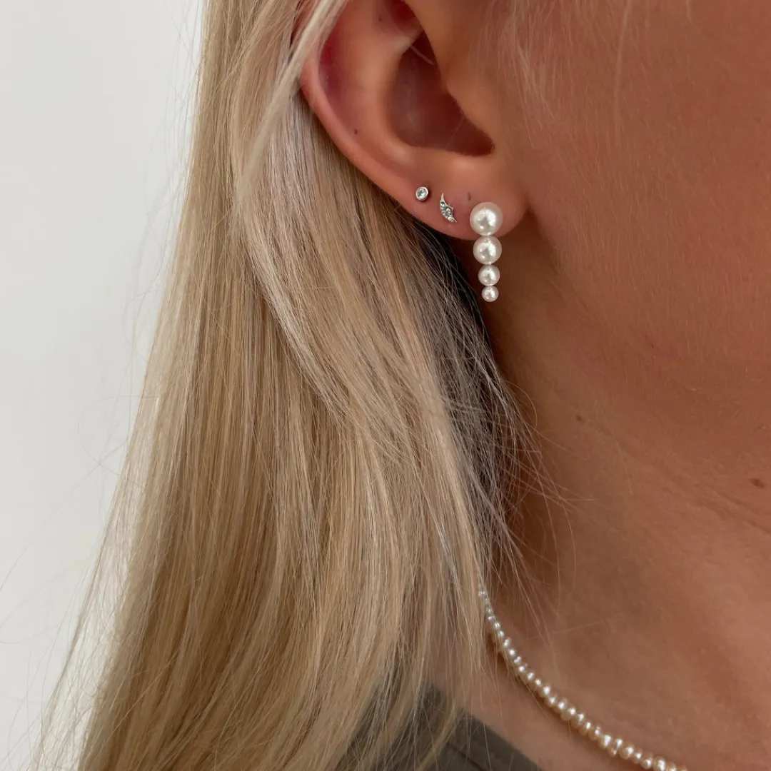 Nava Copenhagen Ørestikker | Øreringe>Aolani Earrings - Silver