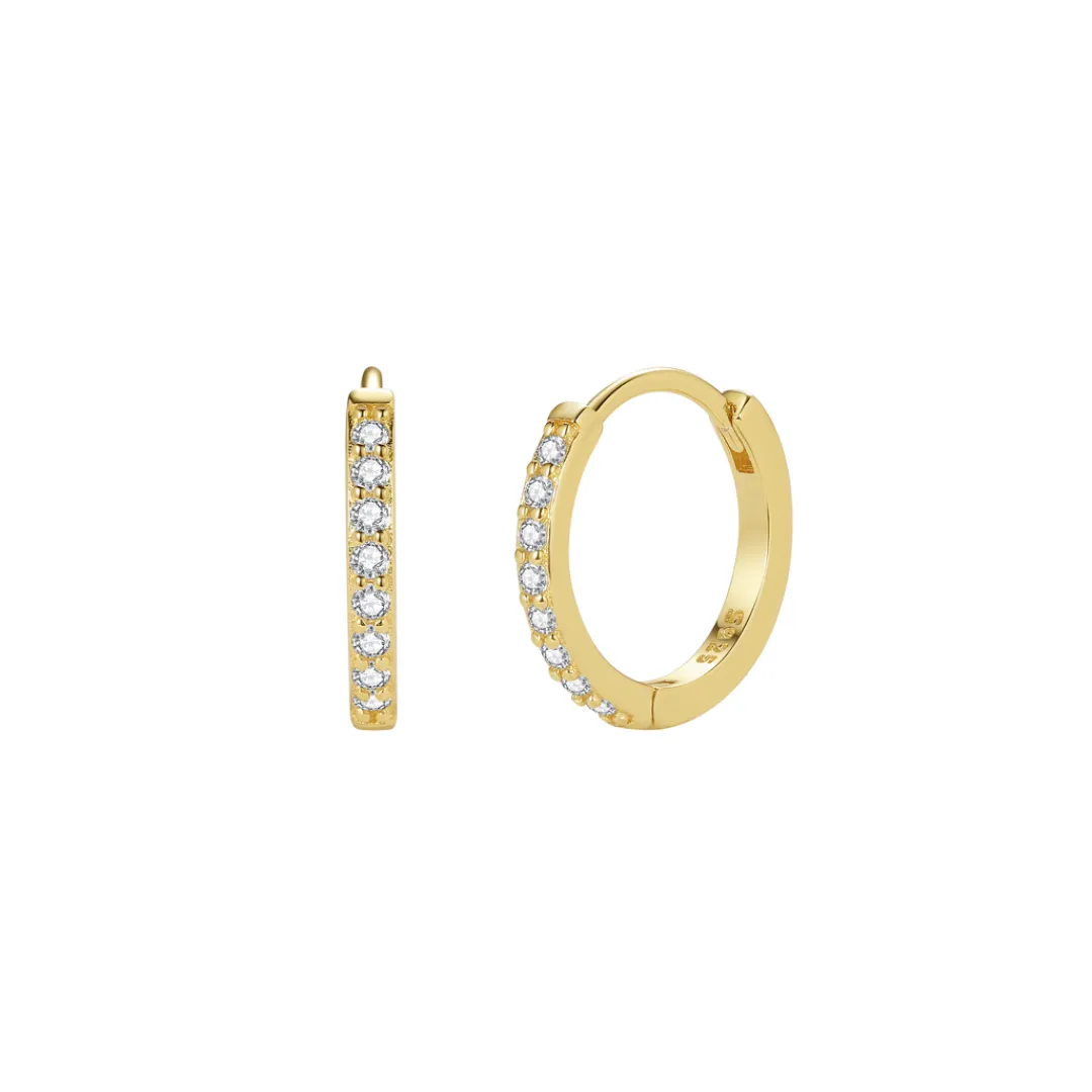 Nava Copenhagen Øreringe | Hoops>Aquila Earrings S - Gold plated