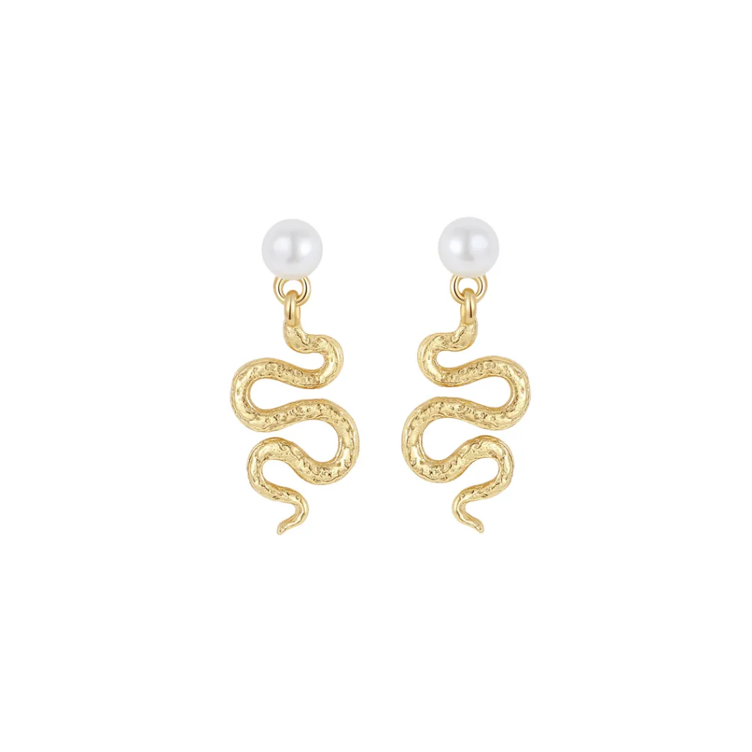 Nava Copenhagen Øreringe | Ørestikker>Astika Earrings - Gold plated