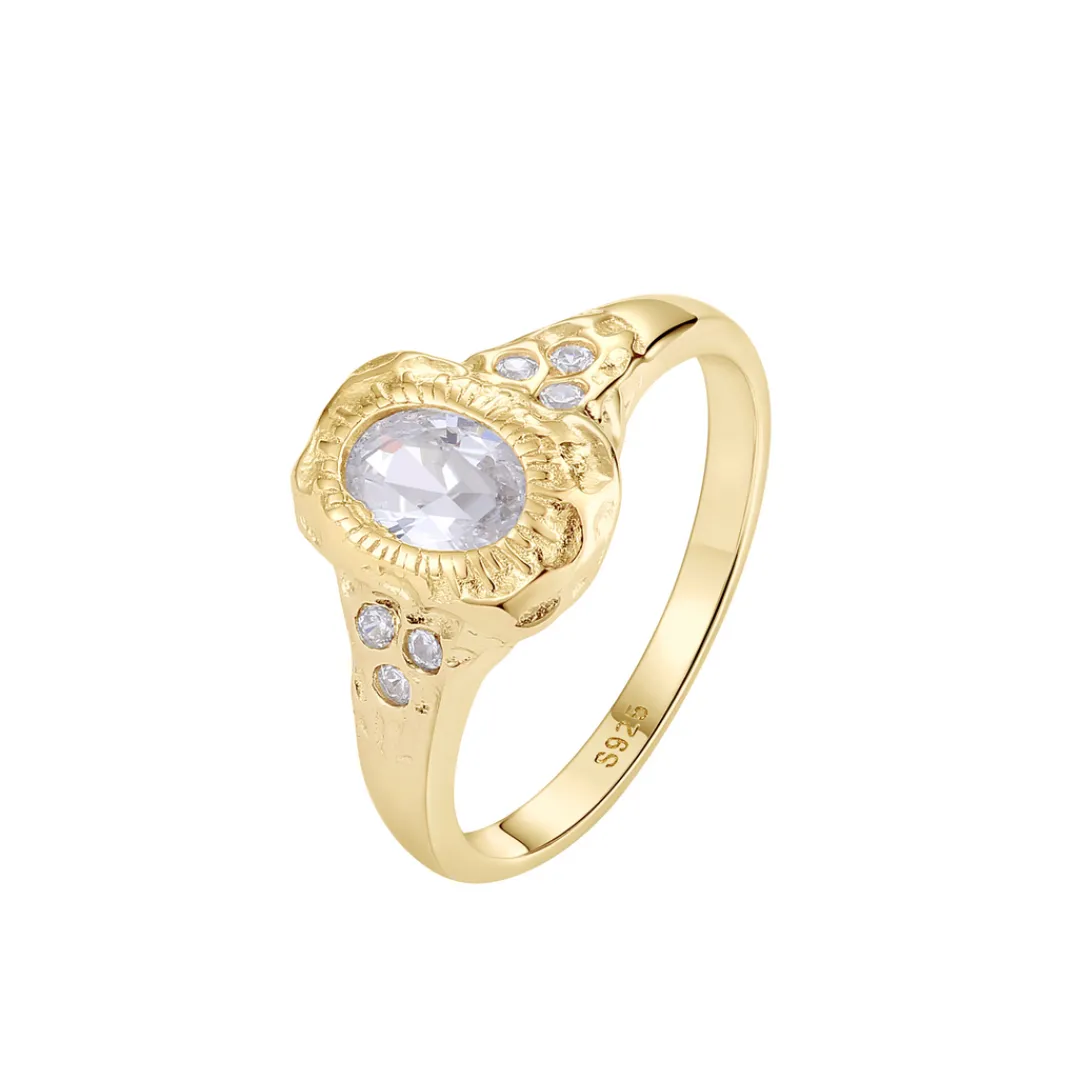 Nava Copenhagen Ringe>Atum Ring - Gold Plated