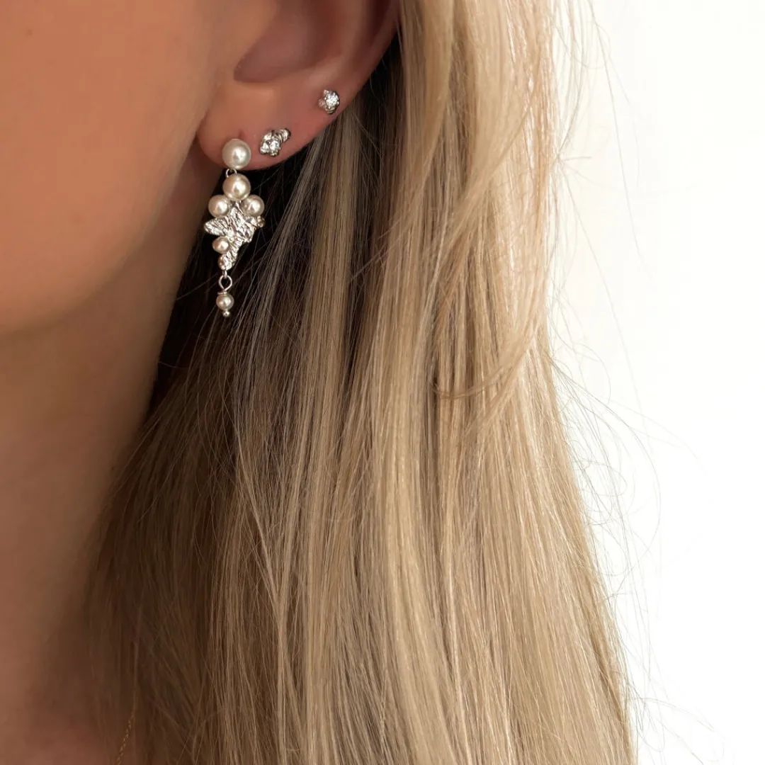 Nava Copenhagen Ørestikker | Øreringe>Azure Petite Studs - Silver