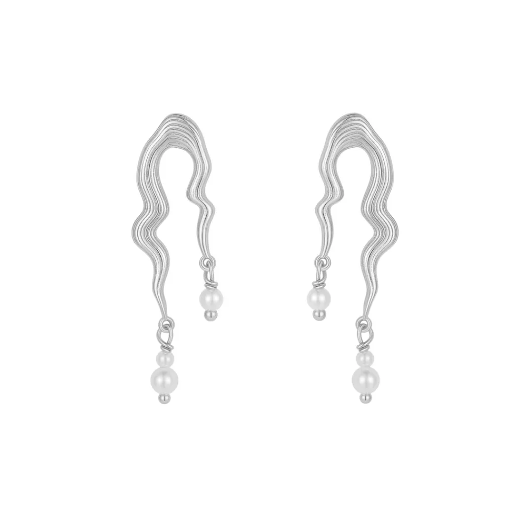 Nava Copenhagen Øreringe | Ørestikker>Caer Earrings - Silver