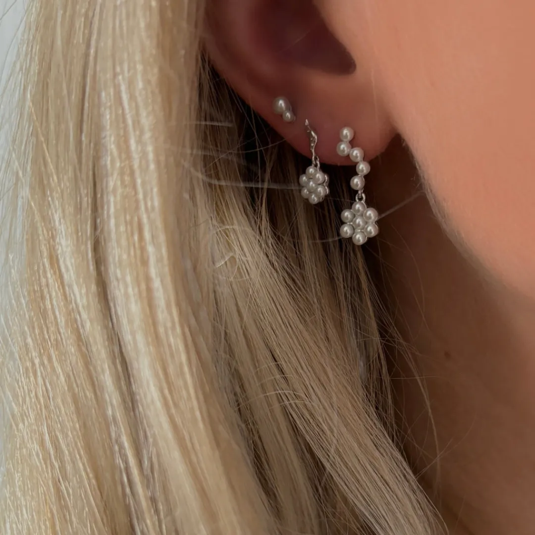 Nava Copenhagen Ørestikker | Øreringe>Calla Earrings - Silver