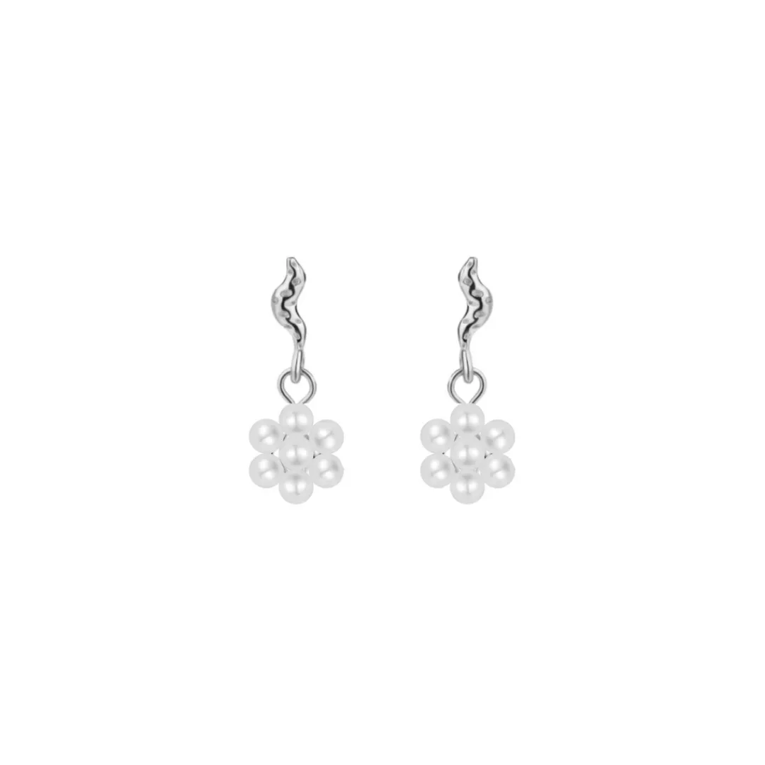 Nava Copenhagen Ørestikker | Øreringe>Camelia Earrings - Silver