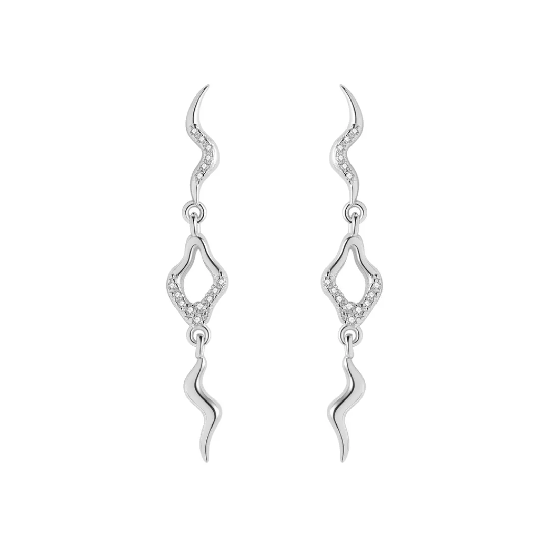 Nava Copenhagen Ørestikker | Øreringe>Capella Earrings - Silver
