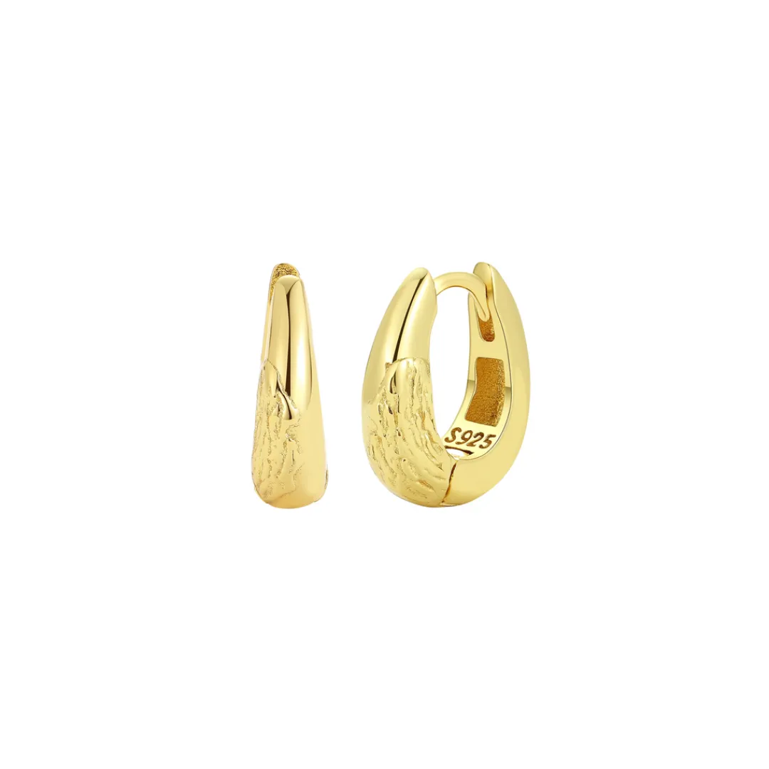 Nava Copenhagen Hoops | Øreringe>Celestia Earrings - Gold Plated