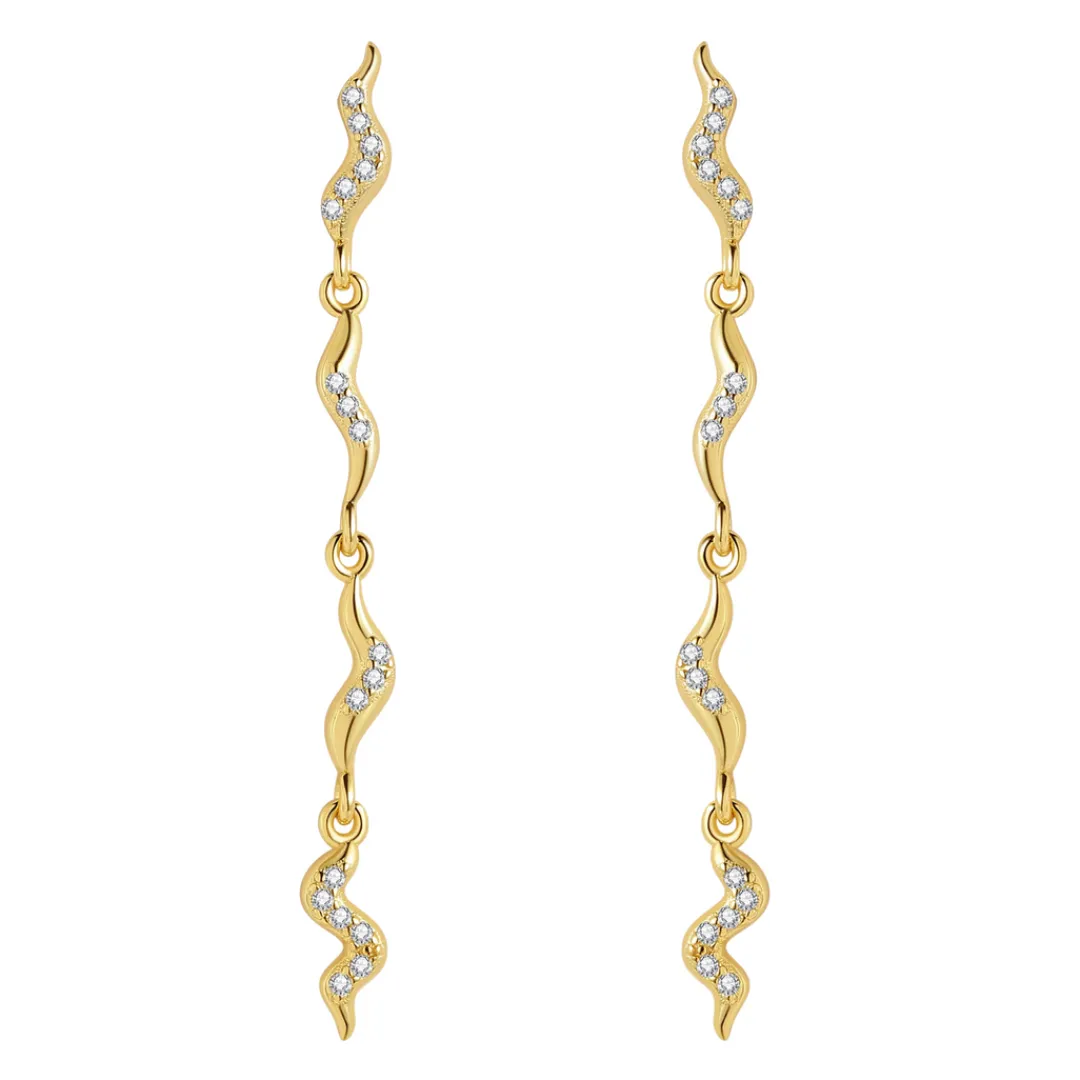Nava Copenhagen Øreringe | Ørestikker>Chara Earrings - Gold Plated