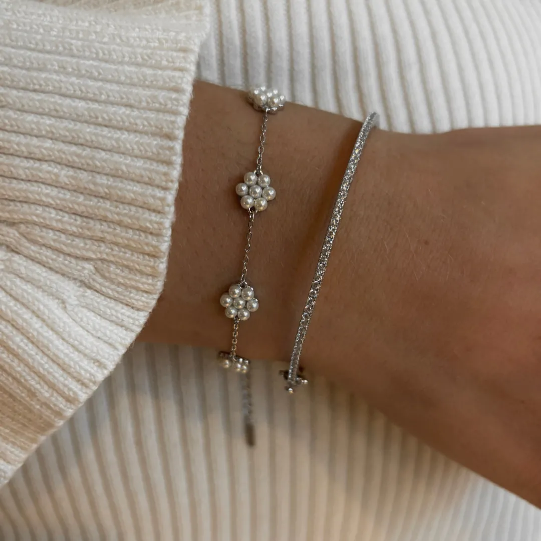 Nava Copenhagen Armbånd>Dandelion Bracelet - Silver