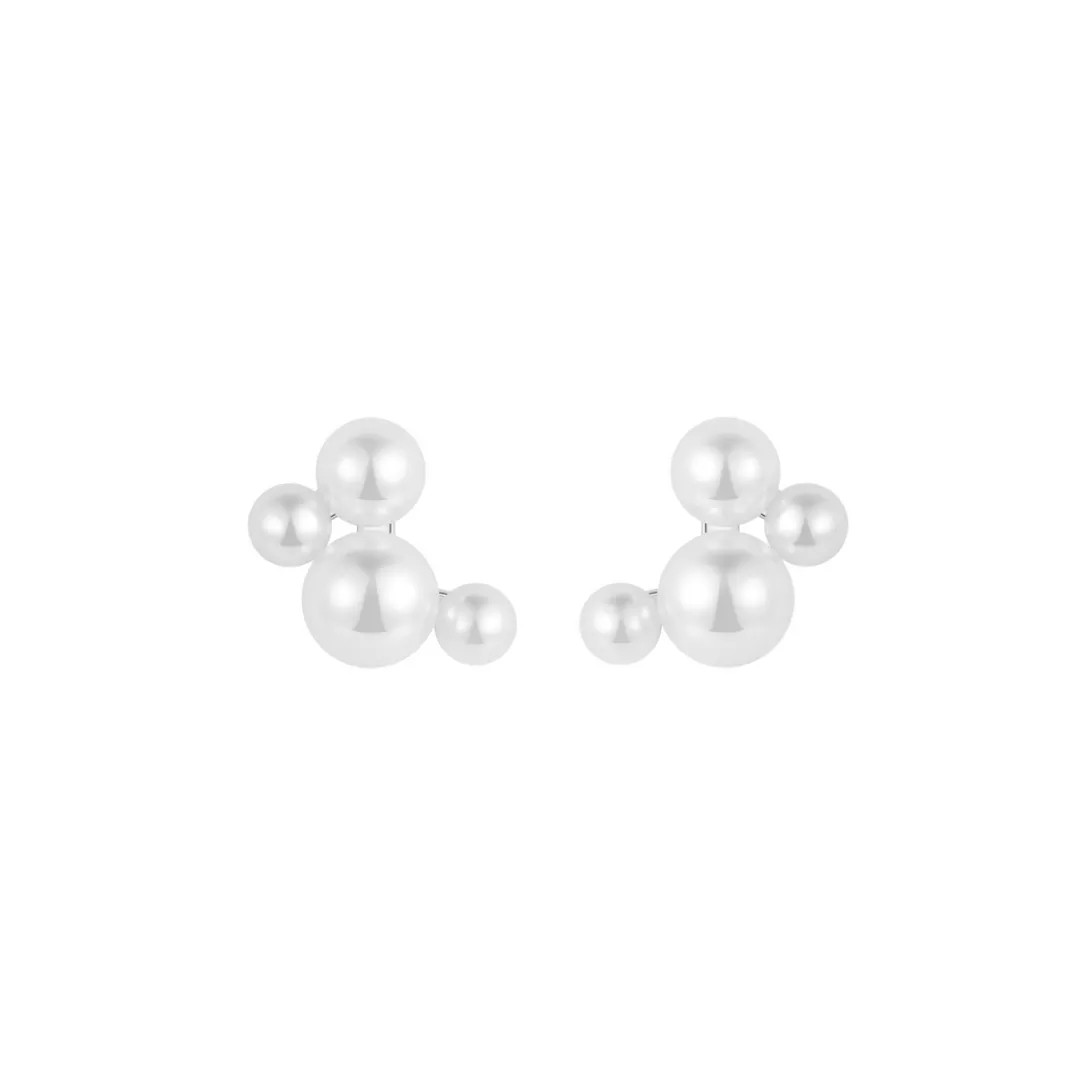 Nava Copenhagen Øreringe | Ørestikker>Dimah Earrings - Silver
