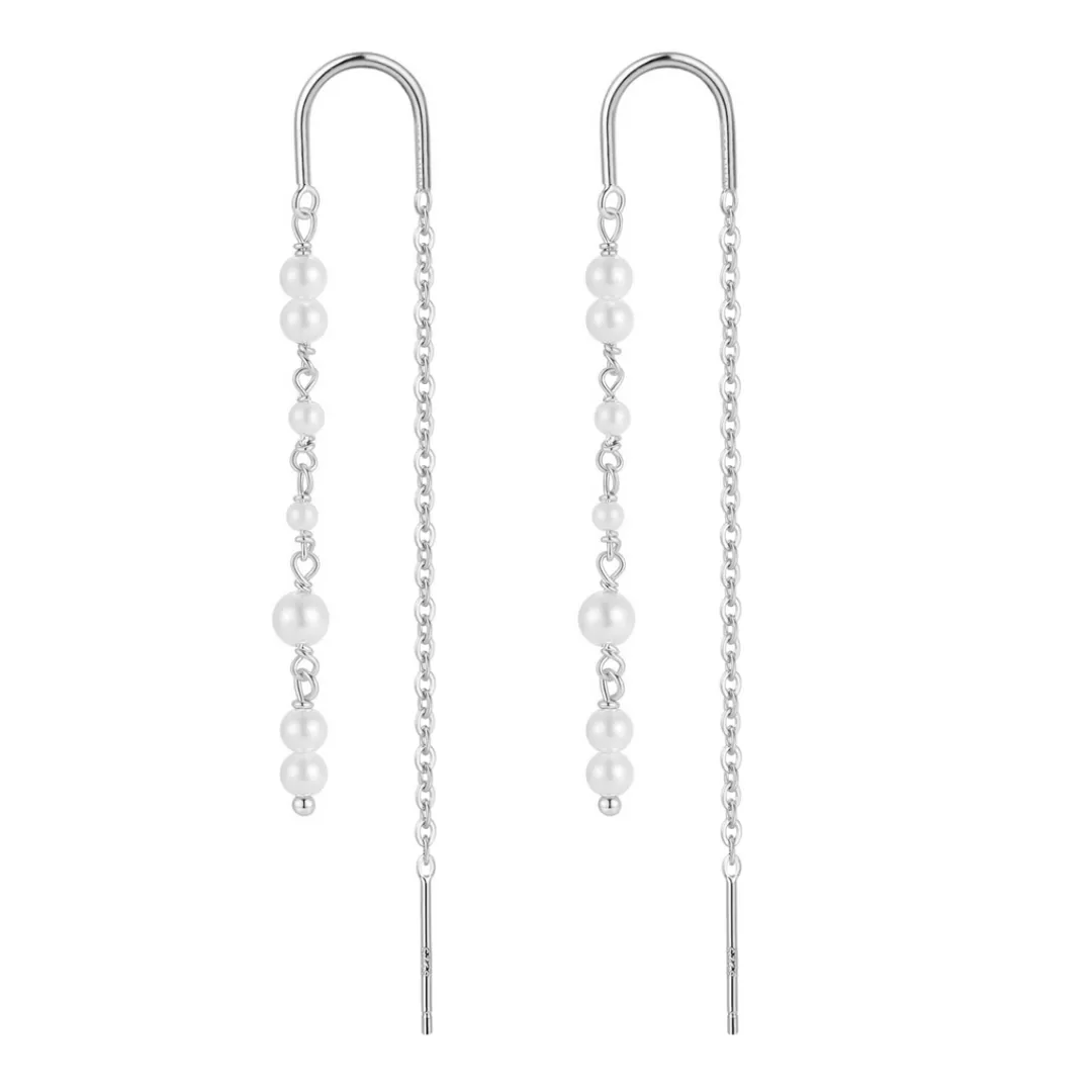 Nava Copenhagen Øreringe | Øretråde>Ekans Earrings - Silver