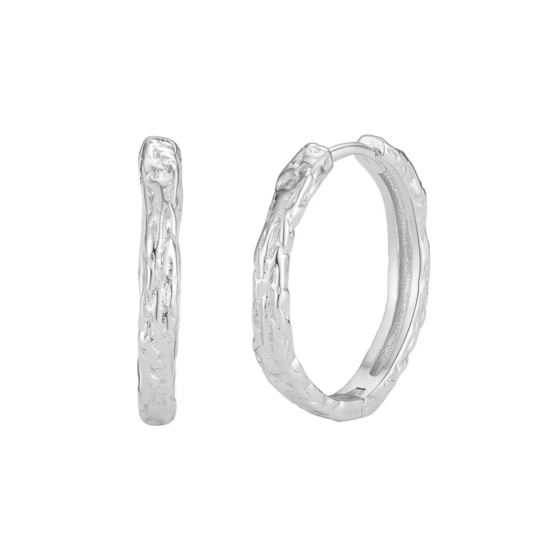 Nava Copenhagen Hoops | Øreringe>Elio Earrings M - Silver