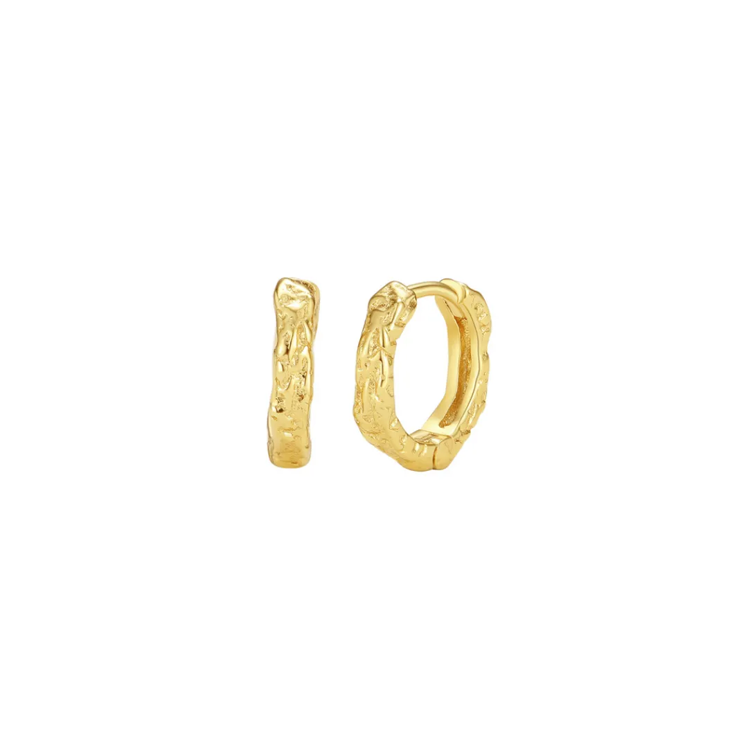 Nava Copenhagen Øreringe | Hoops>Elio Earrings XS - Gold plated