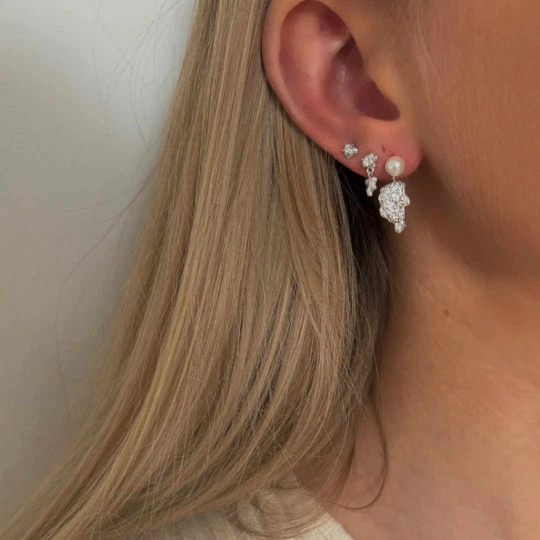 Nava Copenhagen Øreringe | Ørestikker>Enya Earrings - Silver