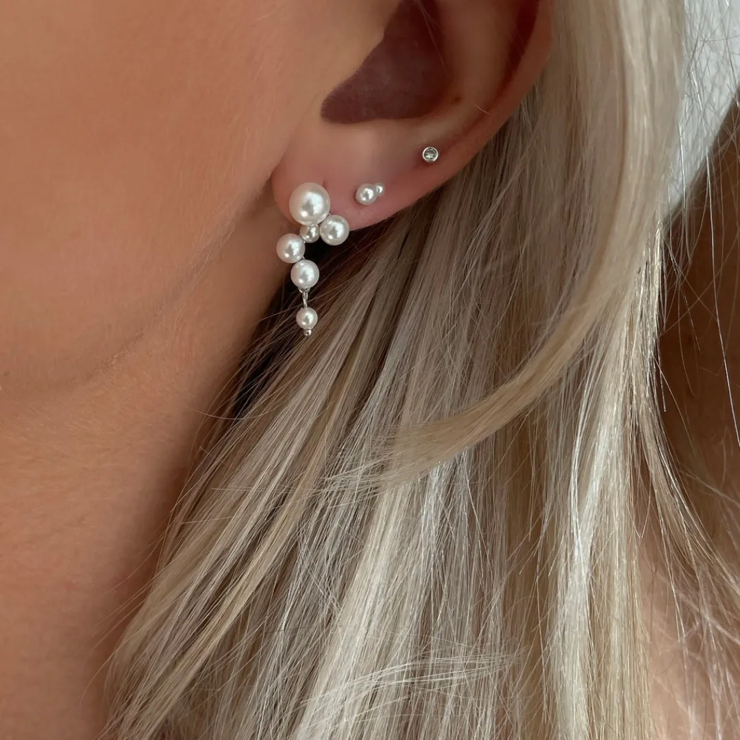 Nava Copenhagen Øreringe | Ørestikker>Esen Earrings - Silver