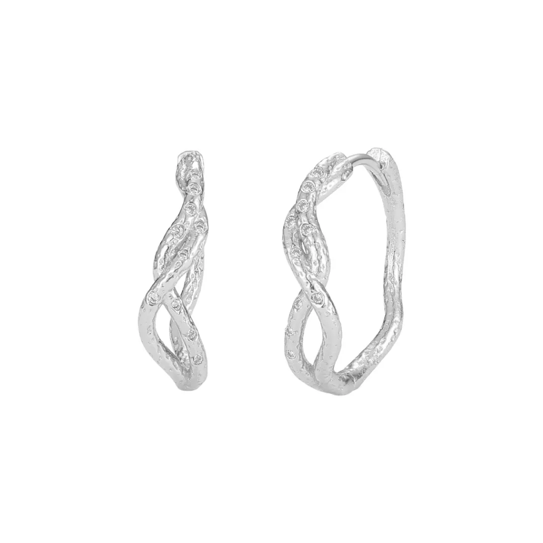 Nava Copenhagen Øreringe | Hoops>Fang Earrings - Silver
