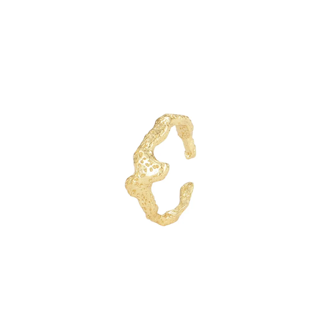 Nava Copenhagen Øreringe | Ear Cuffs>Fani Ear Cuff - Gold Plated