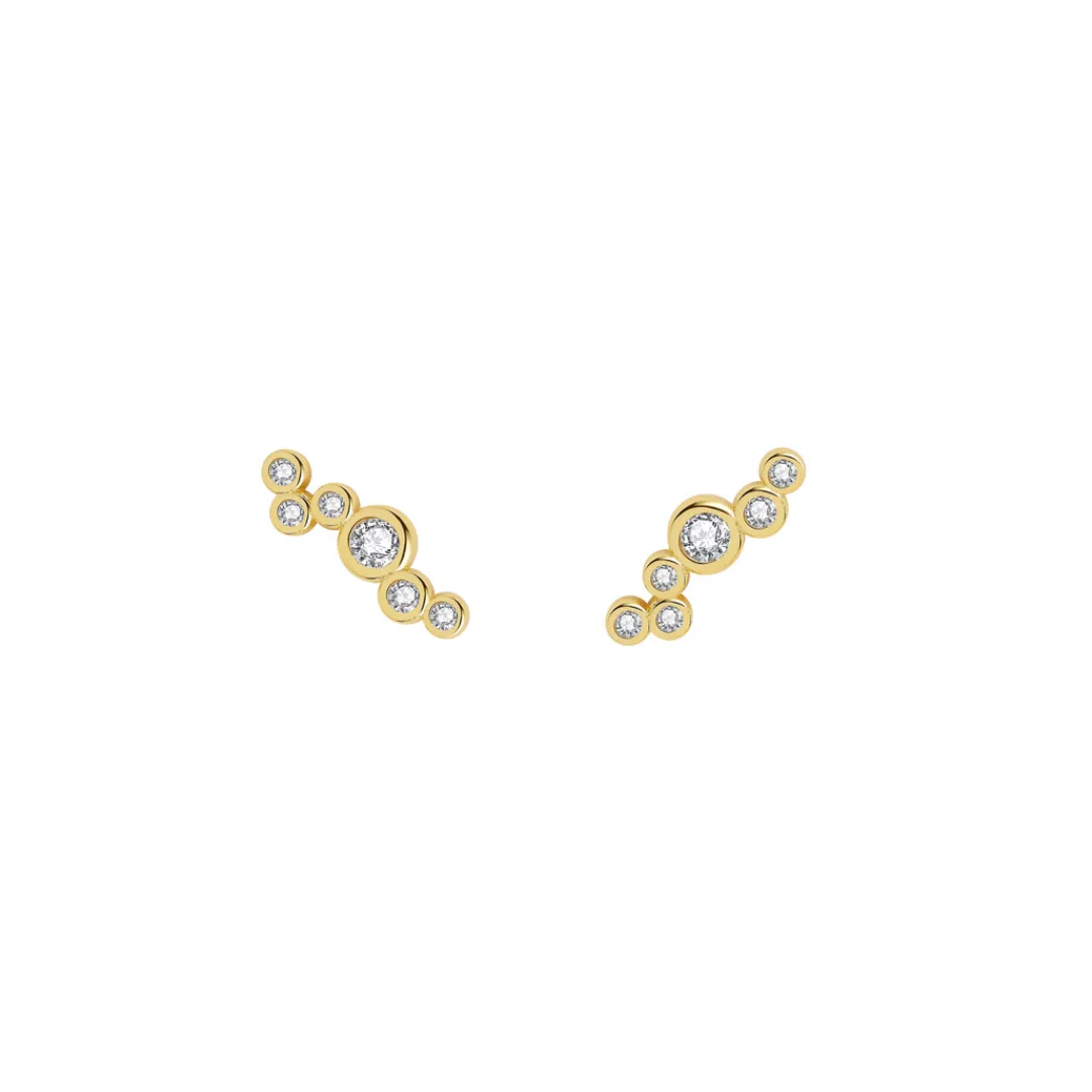Nava Copenhagen Ørestikker | Øreringe>Halley Petite Studs - Gold Plated