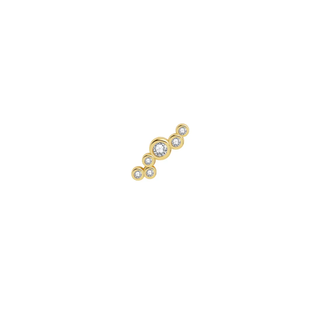 halley_petite_studs__gold_3.webp Nava Copenhagen Ørestikker | Øreringe>Halley Petite Studs - Gold Plated