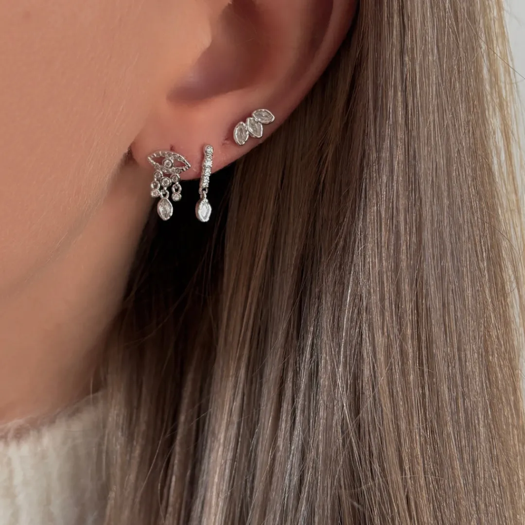 Nava Copenhagen Øreringe | Ørestikker>Hepa Petite Studs - Silver