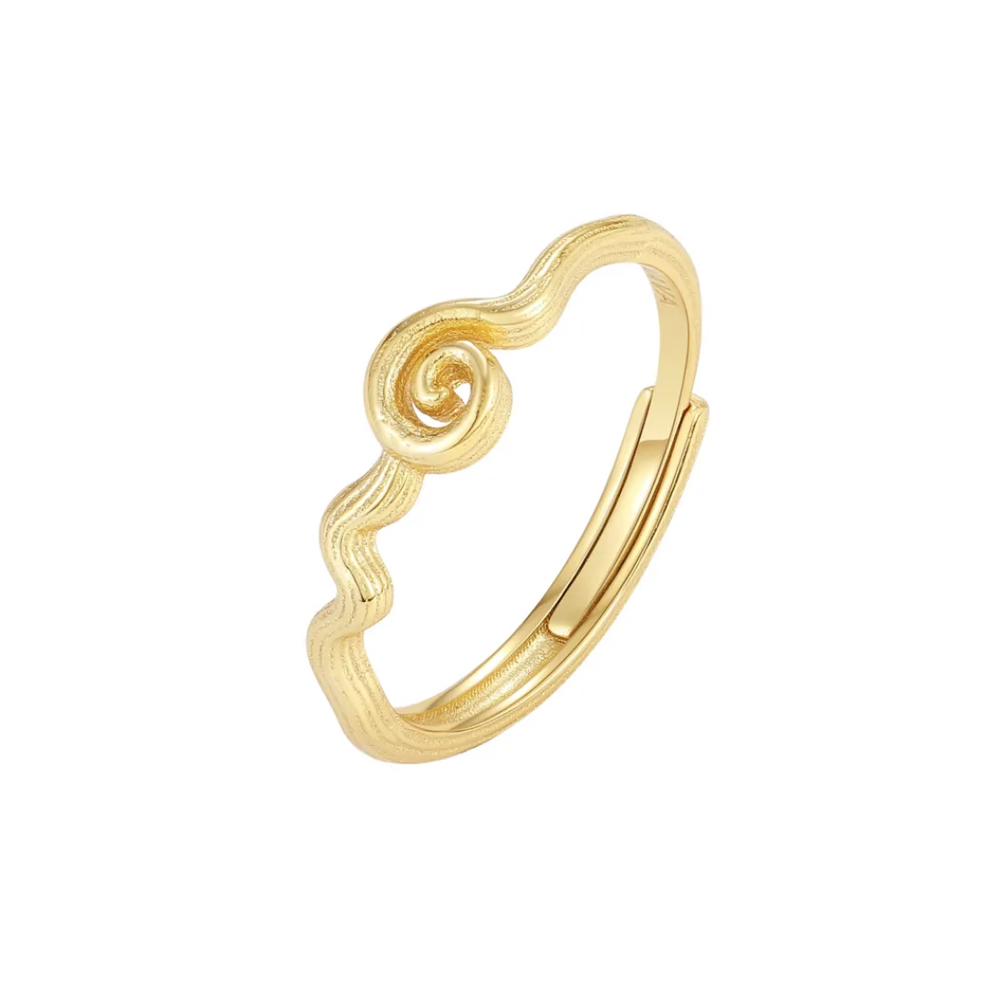 Nava Copenhagen Ringe>Hurley Ring - Gold Plated