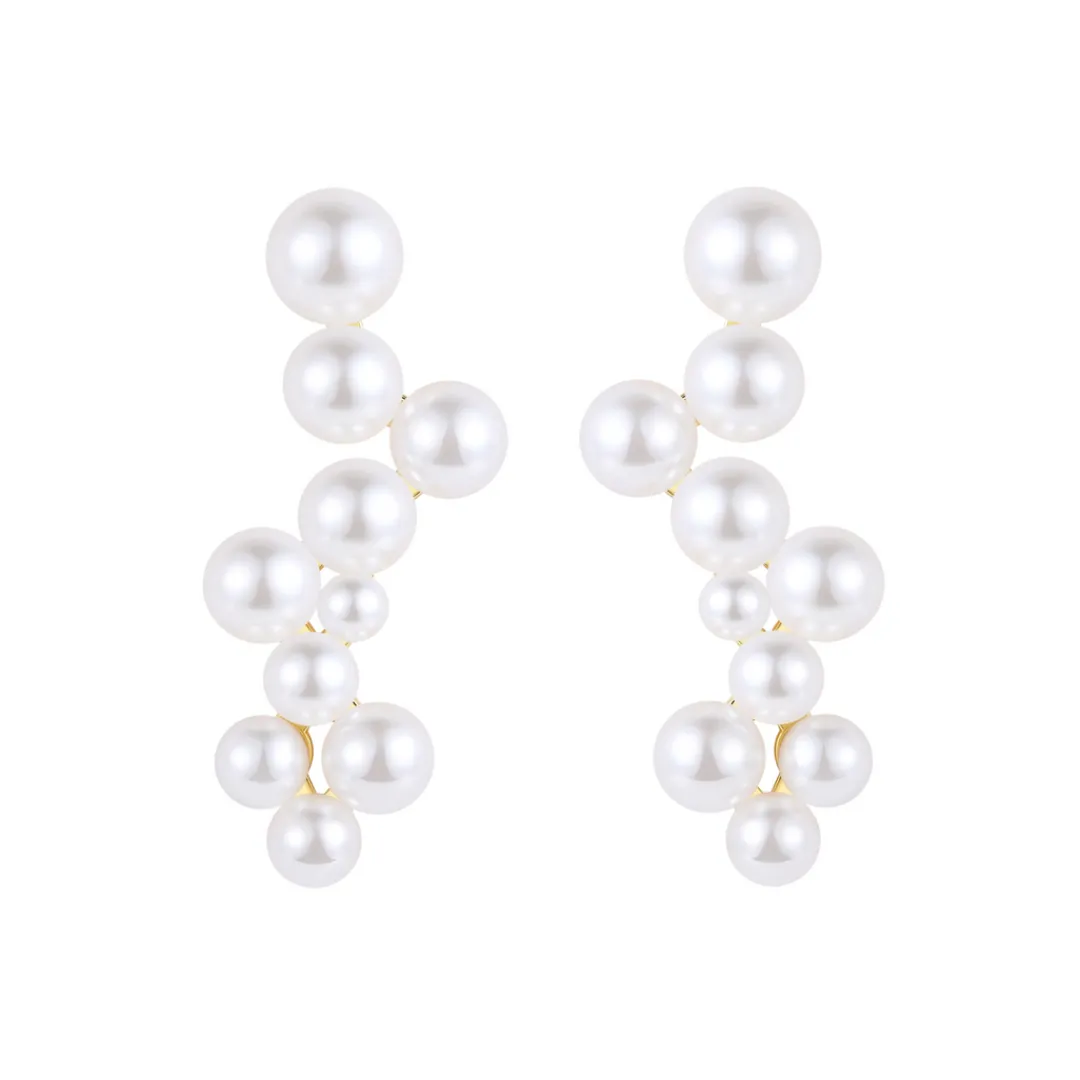 Nava Copenhagen Øreringe | Ørestikker>Indra Earrings - Gold plated