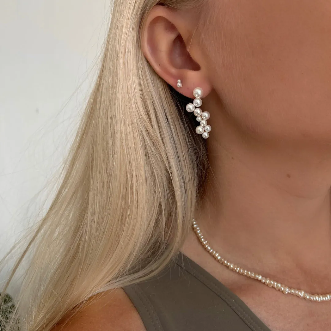 Nava Copenhagen Ørestikker | Øreringe>Indra Earrings - Silver