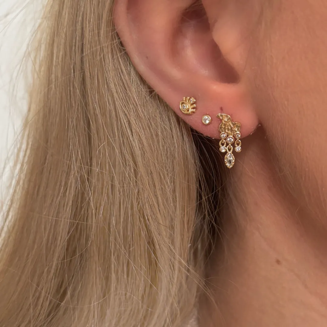 Nava Copenhagen Ørestikker | Øreringe>Ineni Petite Studs - Gold Plated