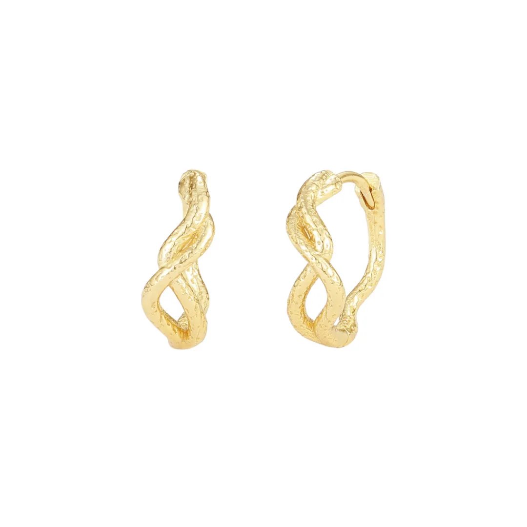 Nava Copenhagen Hoops | Øreringe>Jewelry Set | Aquila Hoops - Gold Plated