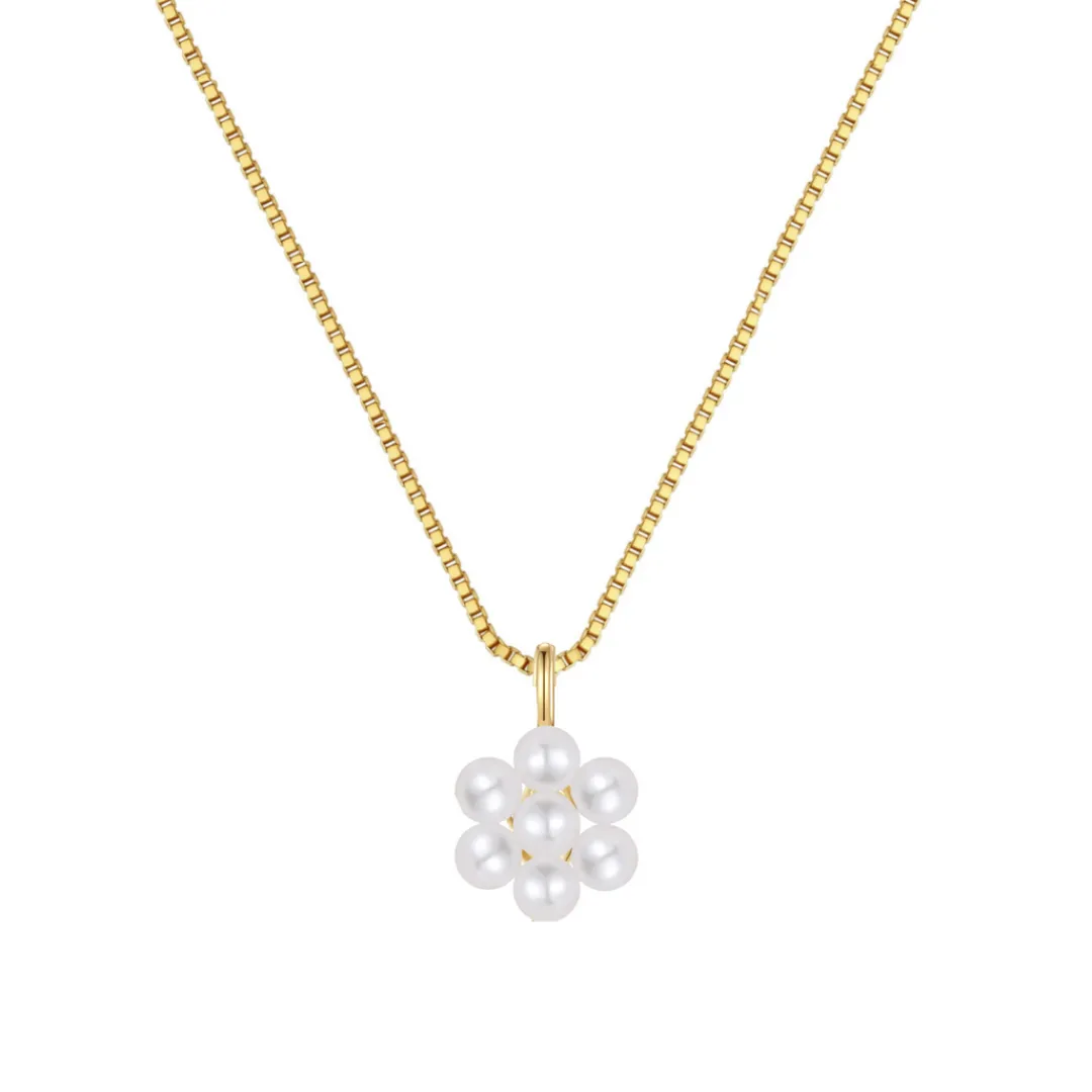 jewelry_set__coro_necklac_2.webp Nava Copenhagen Halskæder | Øreringe>Jewelry Set | Coro Necklace & Mehuli Earrings - Gold Plated