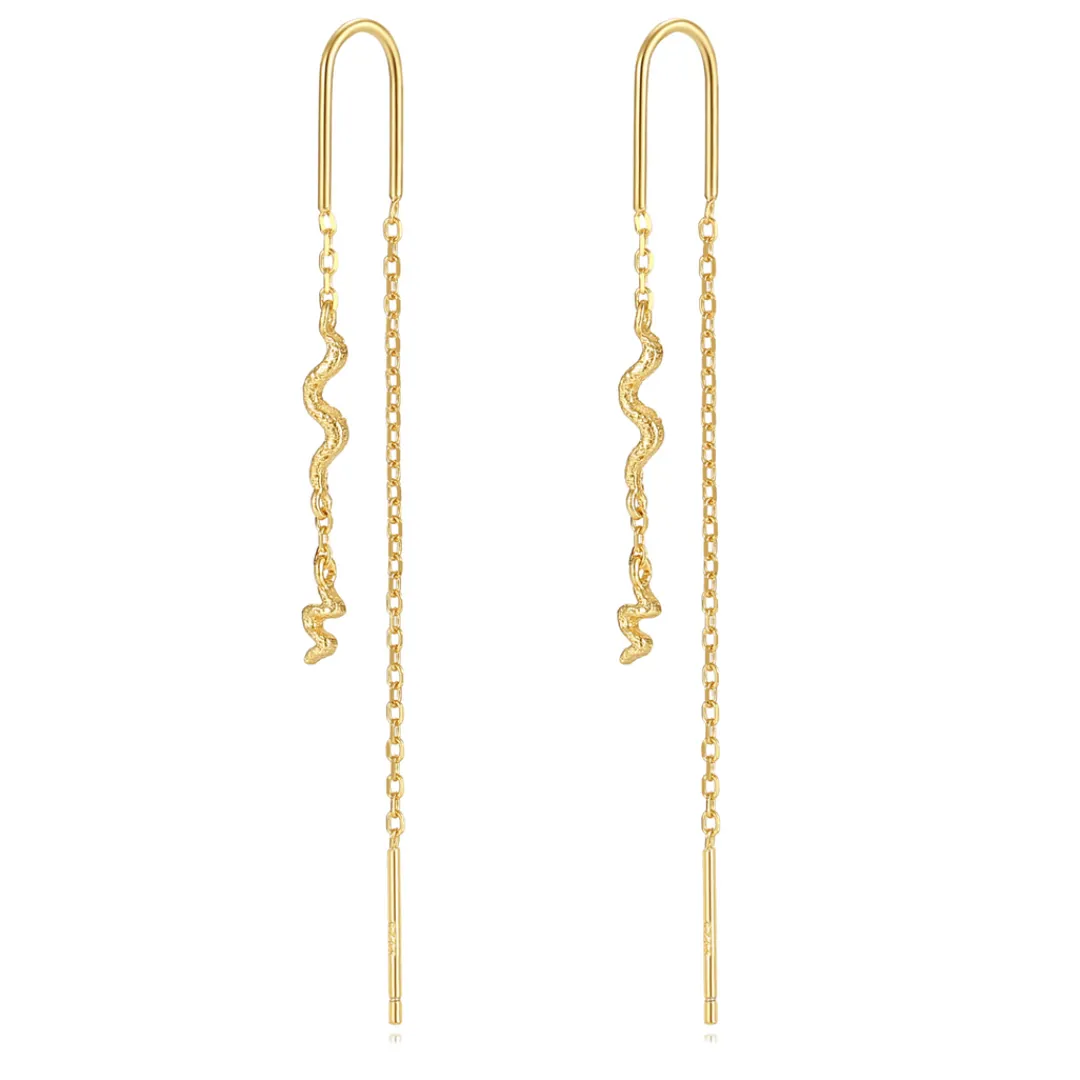 Nava Copenhagen Halskæder | Øreringe>Jewelry Set | Lorelai Necklace &amp; Aquarius Earrings - Gold Plated