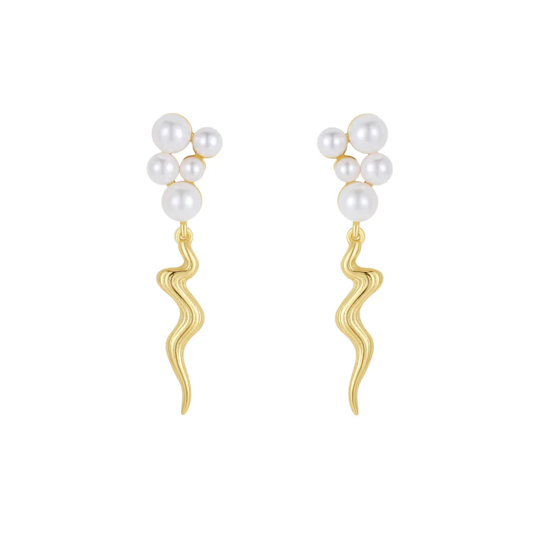 Nava Copenhagen Øreringe | Ørestikker>Kanasu Earrings - Gold Plated