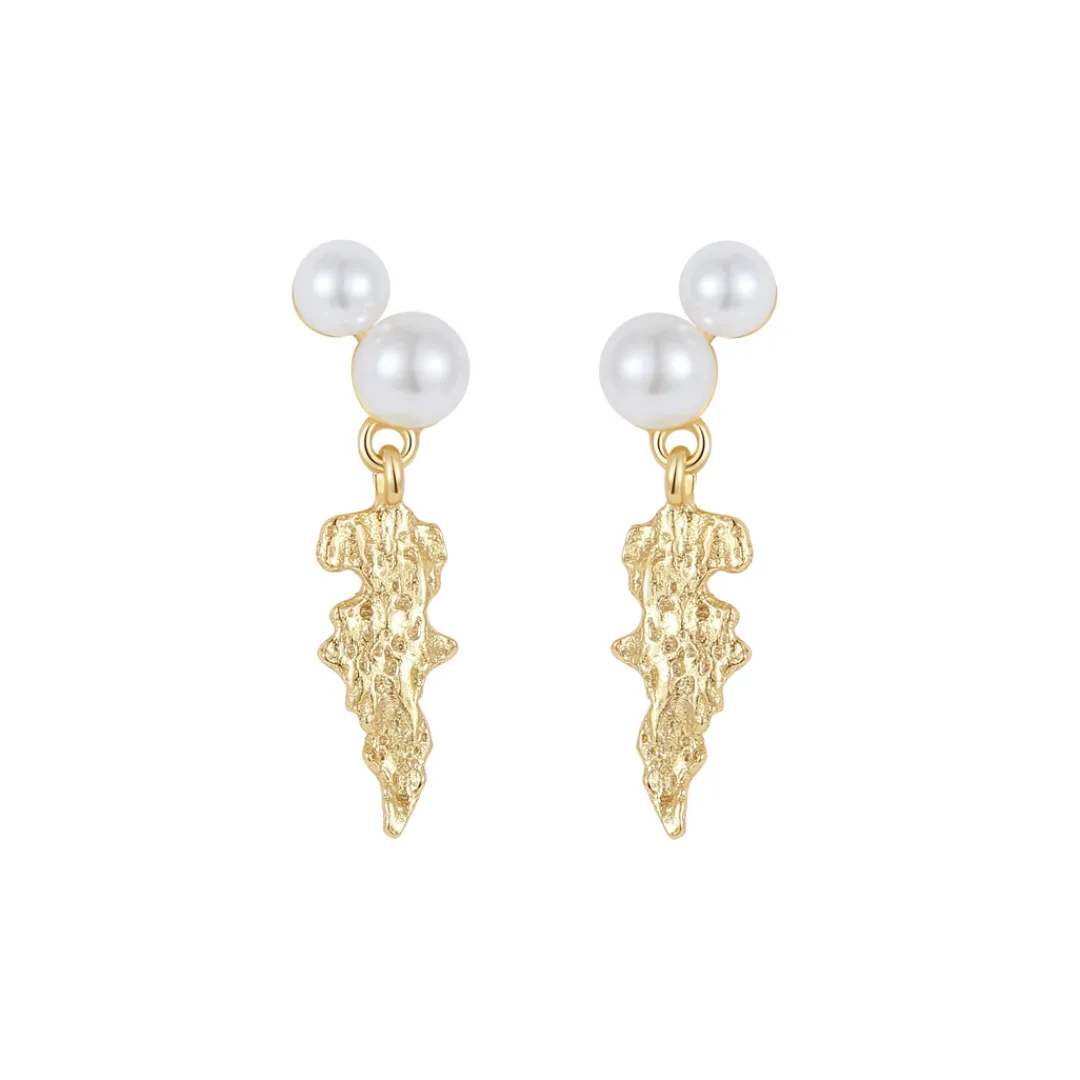Nava Copenhagen Ørestikker | Øreringe>Lamia Earrings - Gold Plated