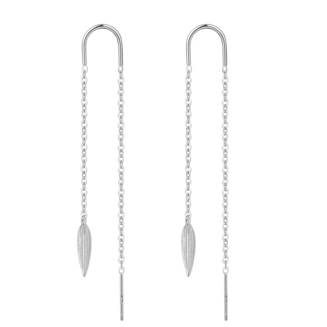 Nava Copenhagen Øretråde | Øreringe>Leizu Earrings - Silver