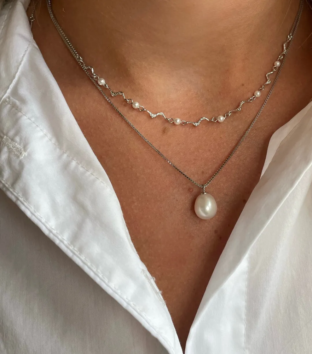 lorelai_necklace__silver_2.webp Nava Copenhagen Halskæder>Lorelai Necklace - Silver