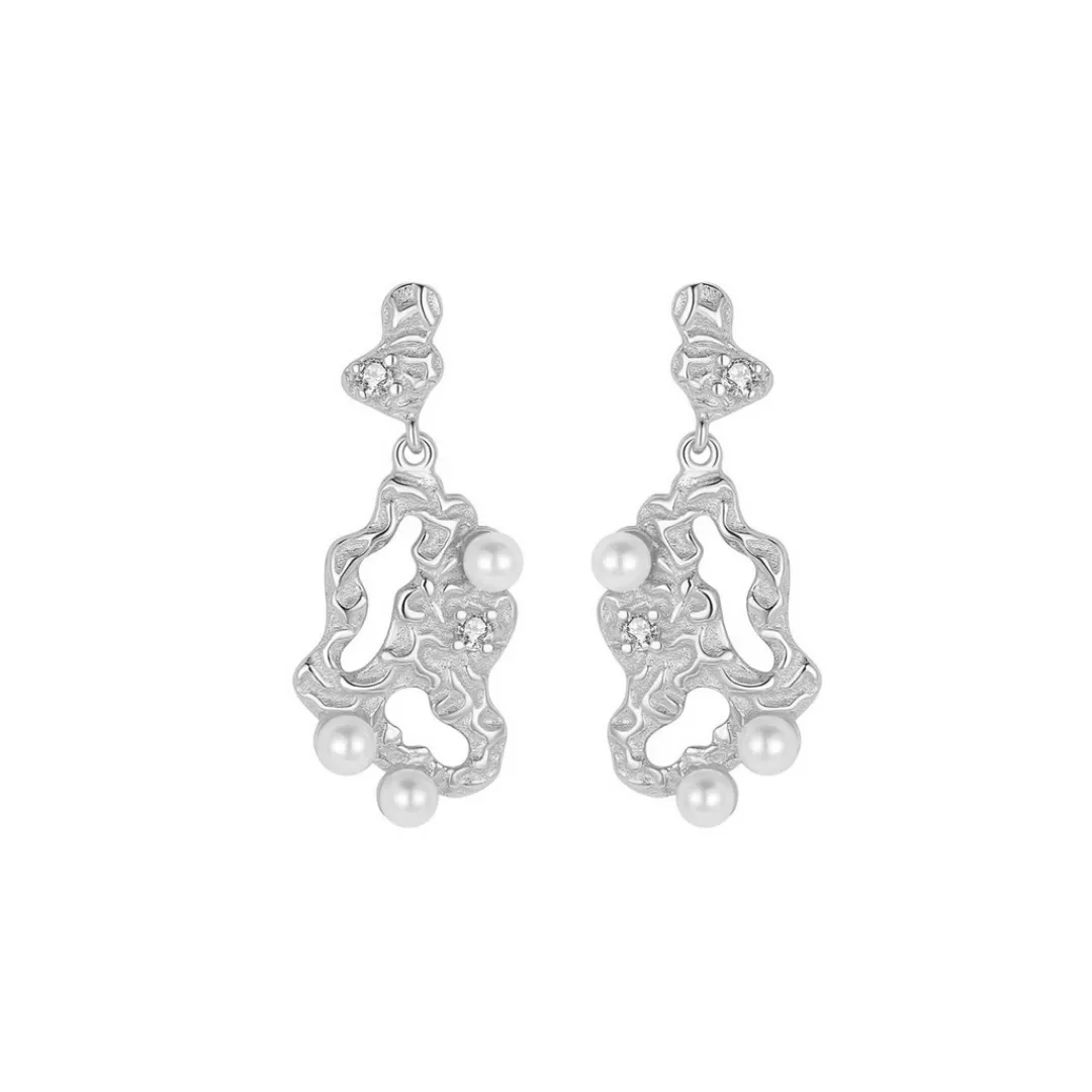 Nava Copenhagen Øreringe | Ørestikker>Makara Earrings - Silver