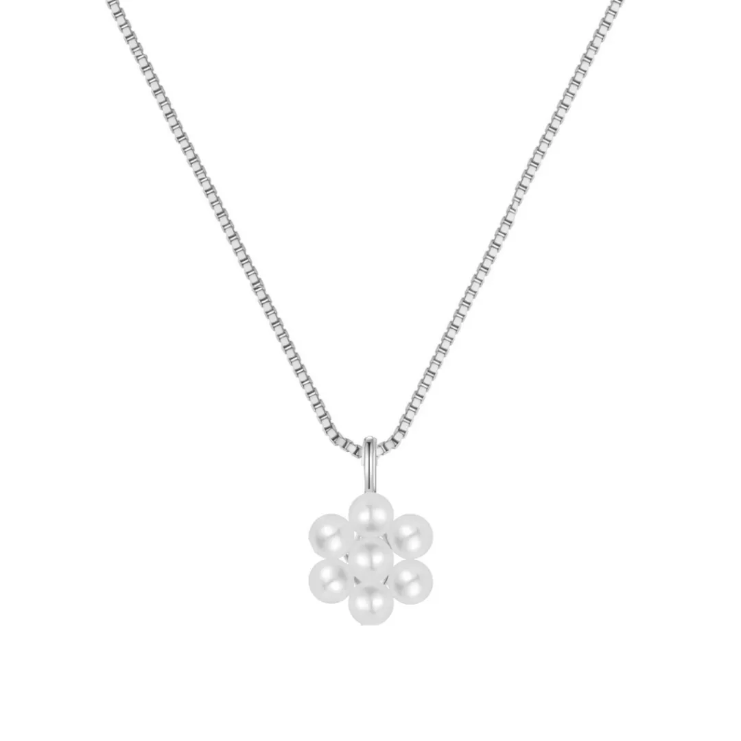 Nava Copenhagen Halskæder>Meadow Necklace - Silver