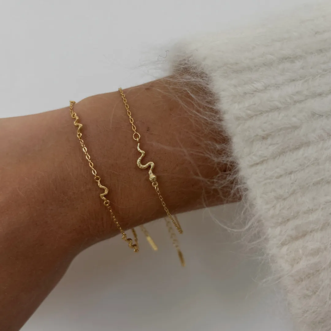 Nava Copenhagen Armbånd>Naga Bracelet - Gold Plated