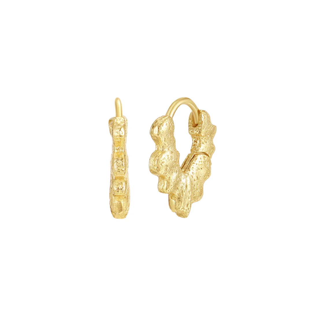 Nava Copenhagen Hoops | Øreringe>Nagini Earrings - Gold Plated