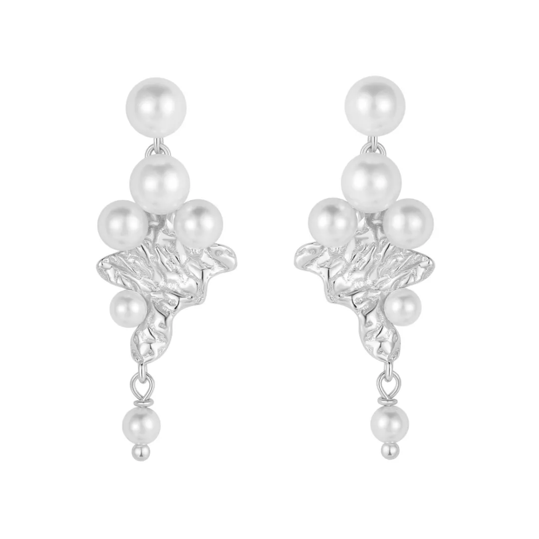 Nava Copenhagen Øreringe | Ørestikker>Naida Earrings - Silver