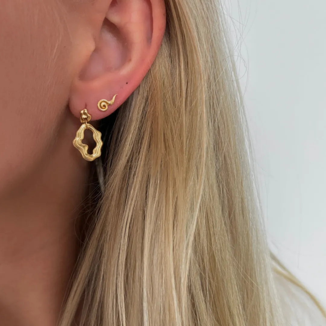 Nava Copenhagen Ørestikker | Øreringe>Nara Earrings - Gold Plated