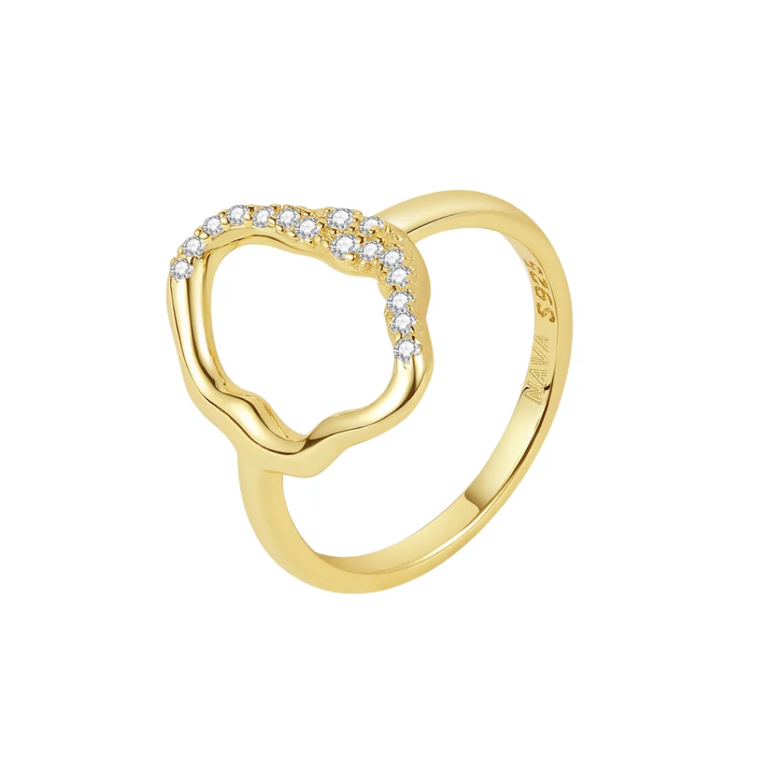 Nava Copenhagen Ringe>Nashira Ring - Gold Plated