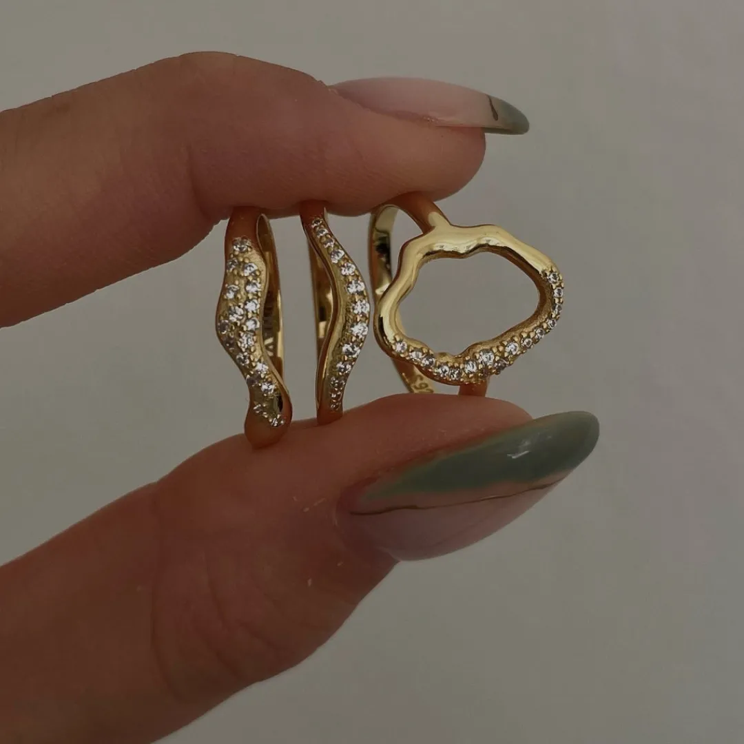 nashira_ring__gold_plated_2.webp Nava Copenhagen Ringe>Nashira Ring - Gold Plated