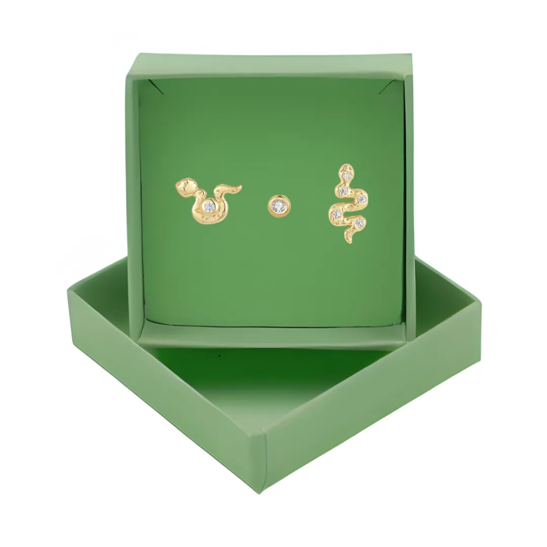 Nava Copenhagen Ørestikker | Øreringe>Nava Box #Savage - Gold Plated