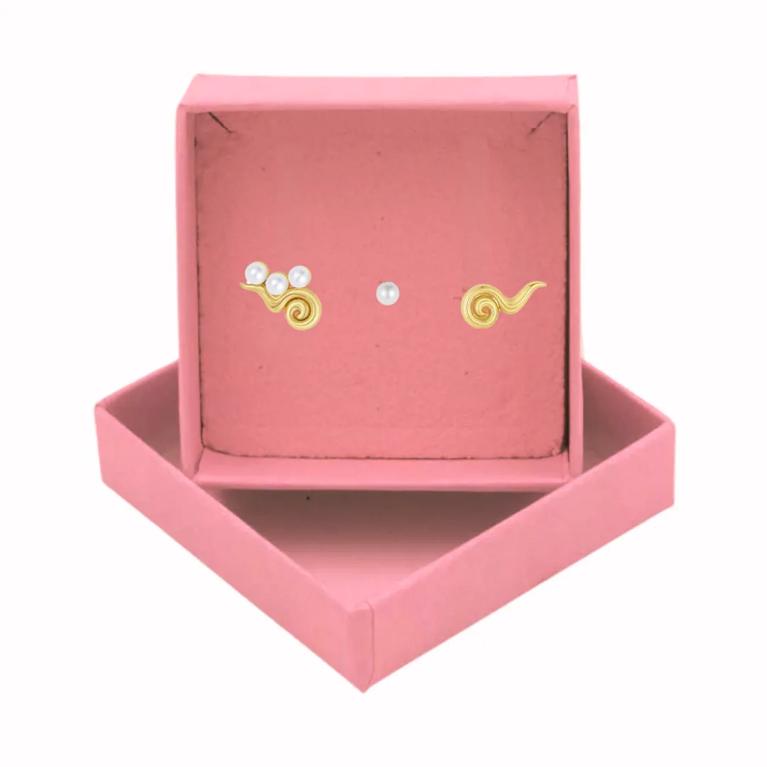 Nava Copenhagen Ørestikker | Øreringe>Nava Box #Tides - Gilded