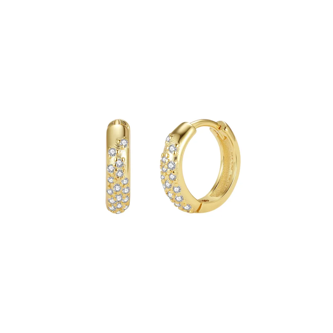 Nava Copenhagen Øreringe | Hoops>Nila Earrings - Gold plated